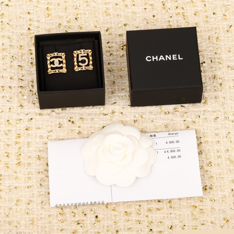 Ch*el earrings